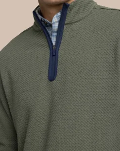 Southern Tide Heather Outbound Quarter Zip Hot