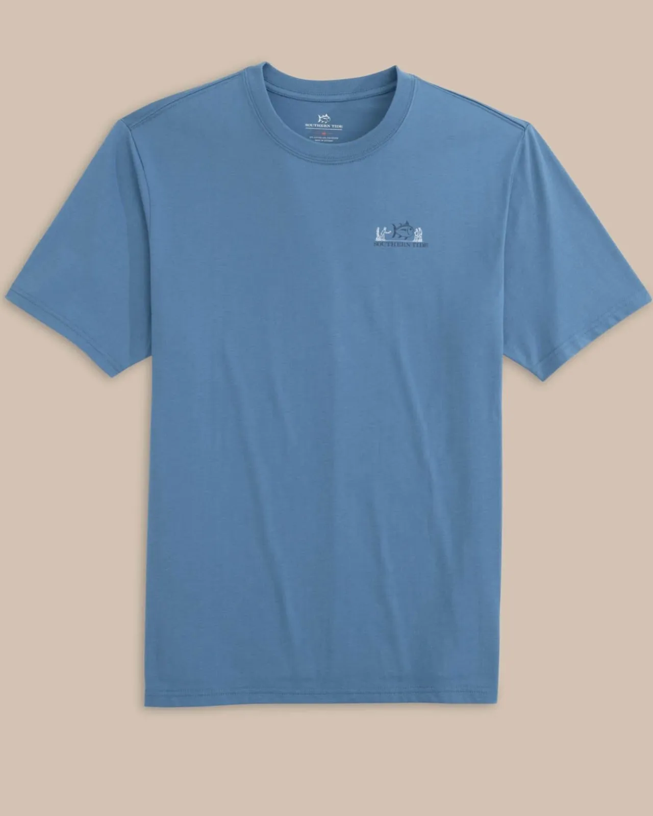 Southern Tide How-To Cornhole Short Sleeve T-Shirt Coronet Blue Discount