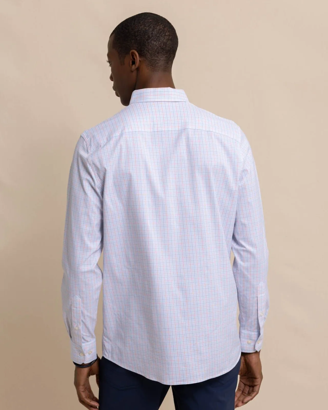 Southern Tide Intercoastal Falls Park Plaid Long Sleeve Sport Shirt Sale