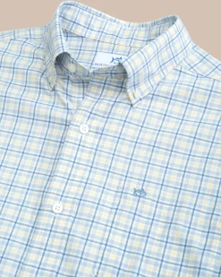 Southern Tide Intercoastal Falls Park Plaid Long Sleeve Sport Shirt Sale