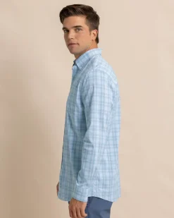 Southern Tide Intercoastal Primrose Plaid Long Sleeve Sport Shirt Best Sale