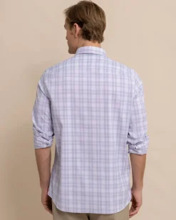 Southern Tide Intercoastal Primrose Plaid Long Sleeve Sport Shirt Best Sale