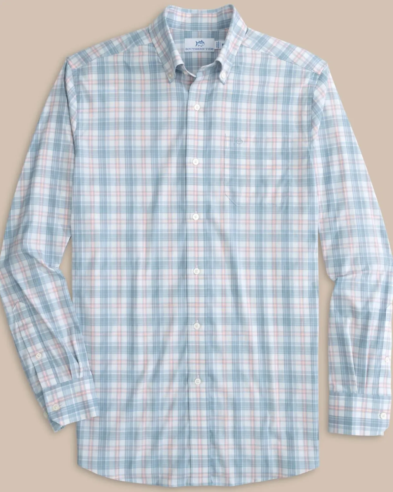 Southern Tide Intercoastal West End Plaid Long Sleeve Sport Shirt Online