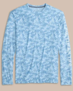 Southern Tide Island Camo Long Sleeve Performance T-Shirt Online