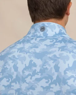 Southern Tide Island Camo Print Cruiser Quarter Zip Online