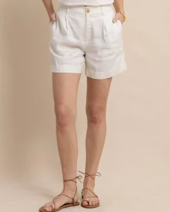 Southern Tide Jacey Twill Short Sand White Flash Sale