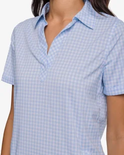 Southern Tide Kamryn Brrr Intercoastal Gingham Dress Best