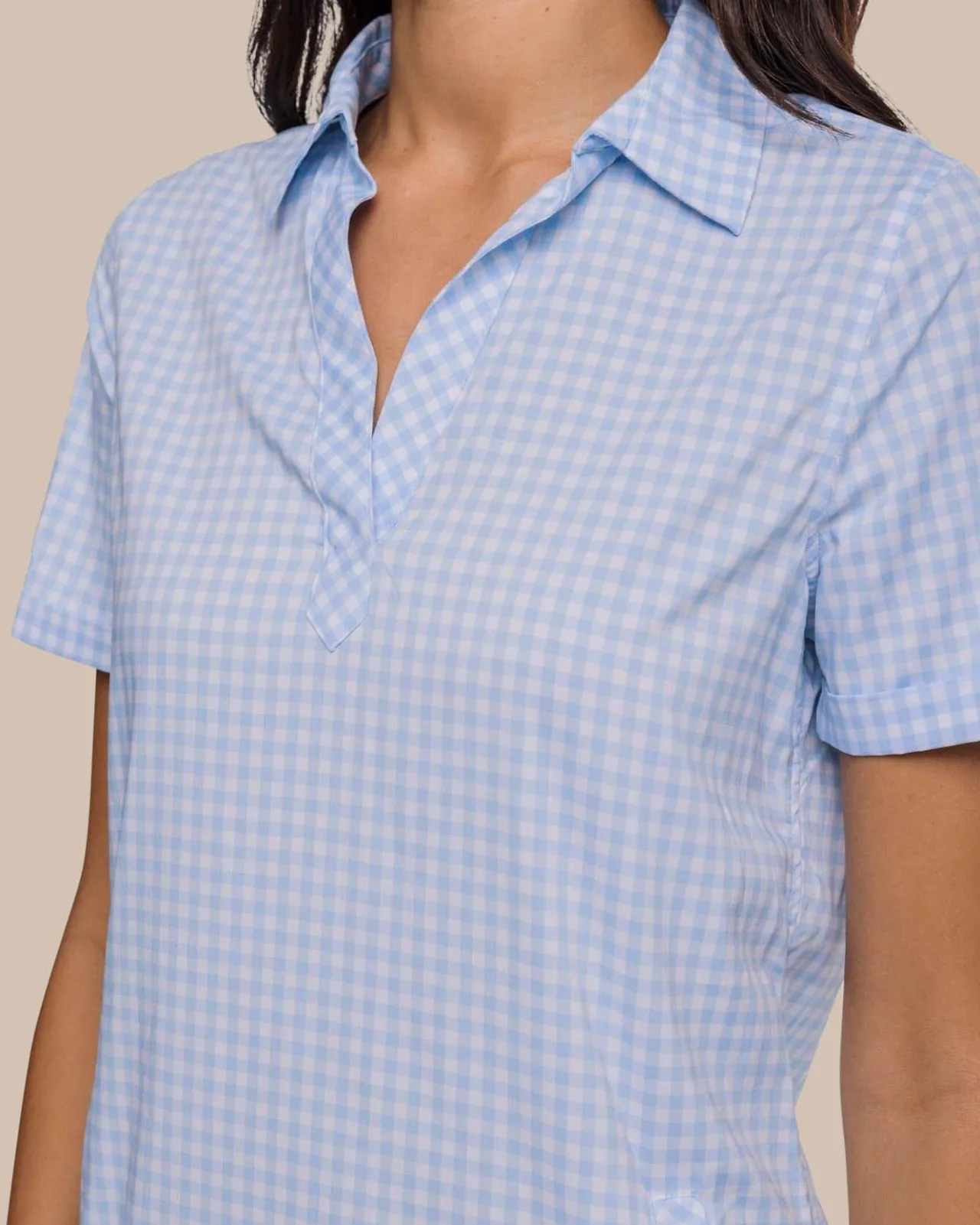 Southern Tide Kamryn Brrr Intercoastal Gingham Dress Best