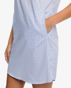 Southern Tide Kamryn Brrr Intercoastal Gingham Dress Best