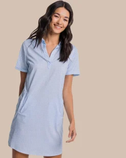 Southern Tide Kamryn Brrr Intercoastal Gingham Dress Best