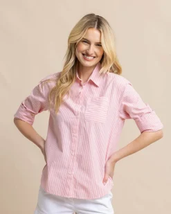 Southern Tide Katherine Stripe Shirt Sale