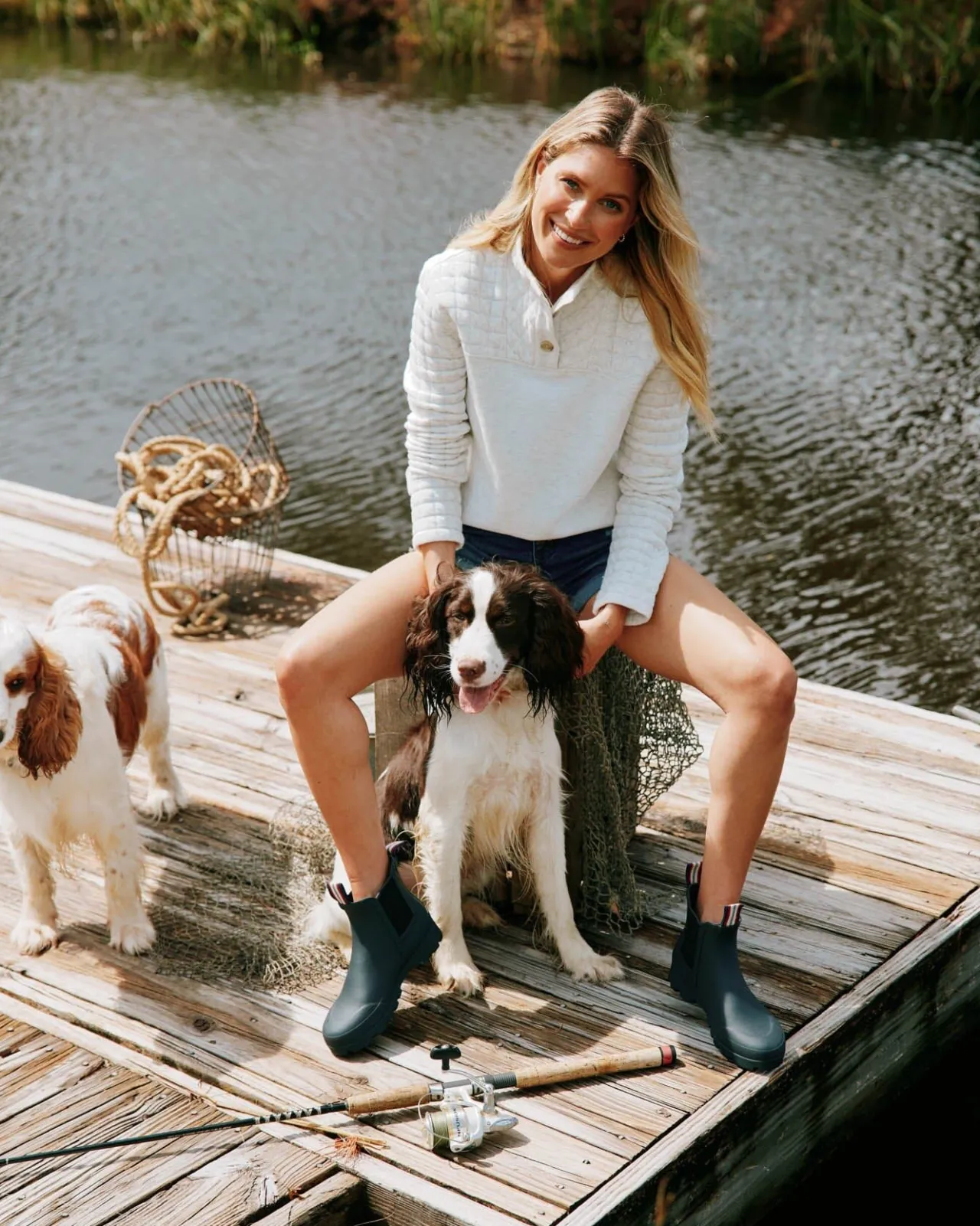 Southern Tide Kelsea Quilted Heather Pullover Best Sale