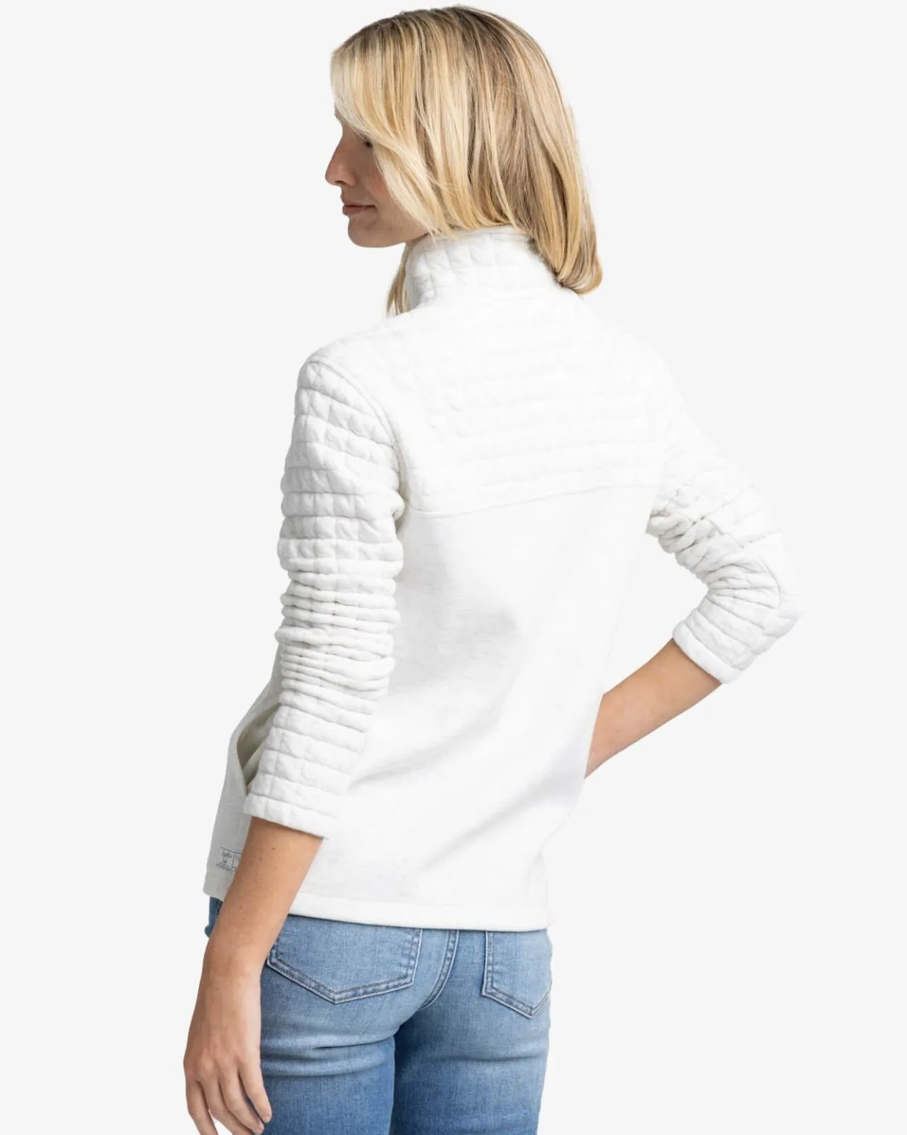 Southern Tide Kelsea Quilted Heather Pullover Best Sale