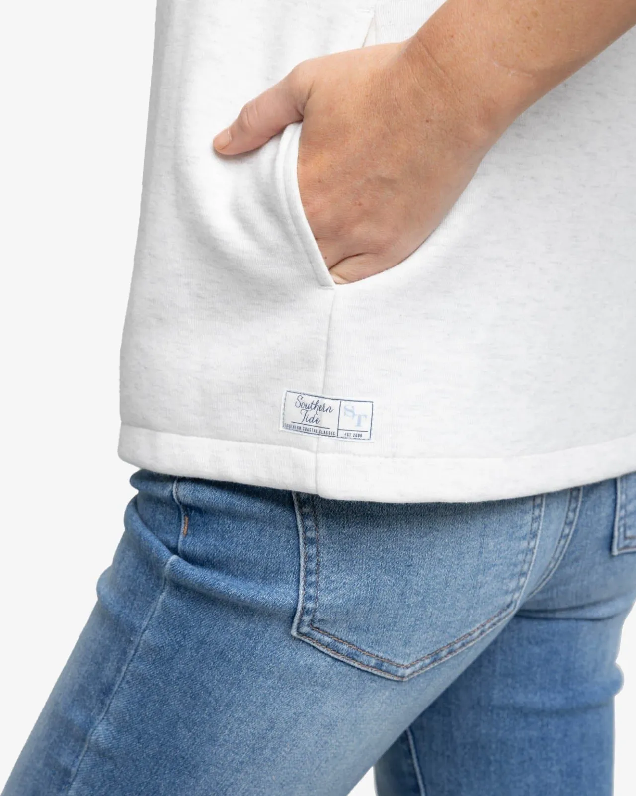 Southern Tide Kelsea Quilted Heather Pullover Best Sale