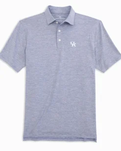 Southern Tide Kentucky Wildcats Driver Spacedye Polo Shirt New