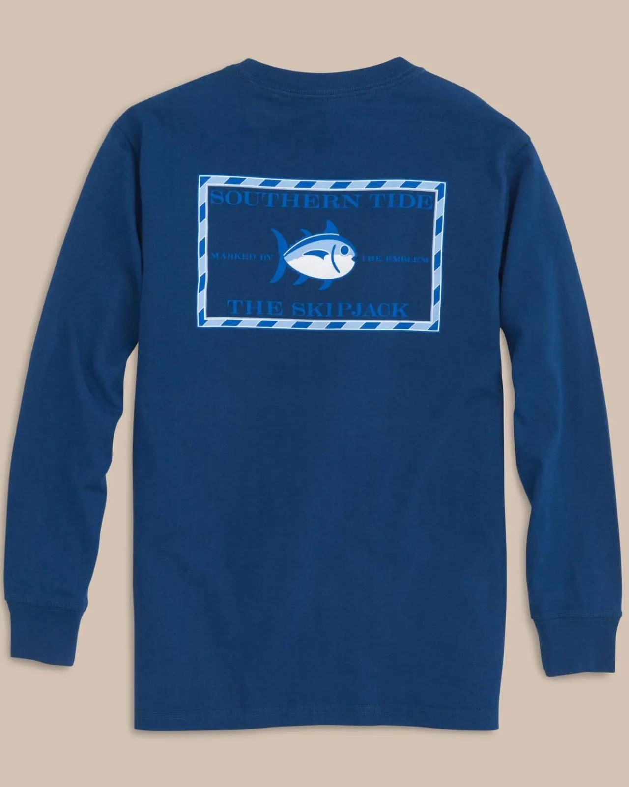 Southern Tide Kids Long Sleeve Original Skipjack T-Shirt Best
