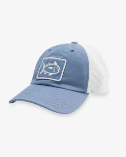 Southern Tide Kids Skipjack Fly Patch Sun Farer Trucker Subdued Blue New