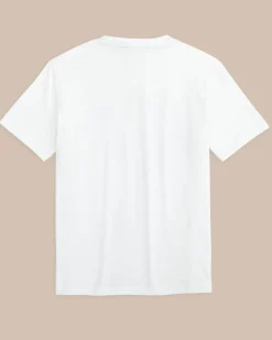 Southern Tide Kids Skipjacks Performance Short Sleeve T-Shirt Classic White Fashion