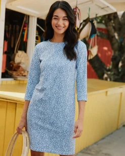 Southern Tide Leira That Floral Feeling Print Performance Dress Cheap