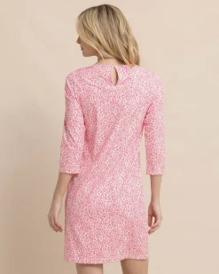 Southern Tide Leira That Floral Feeling Print Performance Dress Cheap