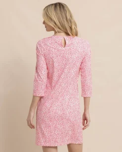 Southern Tide Leira That Floral Feeling Print Performance Dress Sale