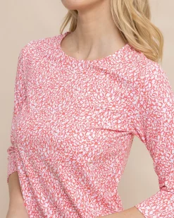 Southern Tide Leira That Floral Feeling Print Performance Dress Sale