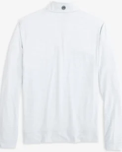 Southern Tide Lsu Tigers Cruiser Micro-Stripe Heather Quarter Zip Shop