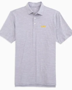 Southern Tide Lsu Tigers Driver Spacedye Polo Shirt Online