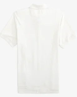 Southern Tide Miami Hurricanes Skipjack Polo Shirt Classic White Cheap