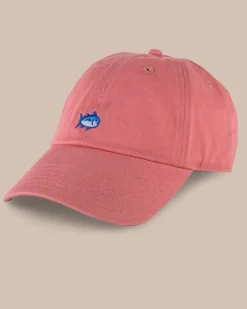 Southern Tide Mini Skipjack Leather Strap Hat Cheap