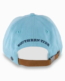 Southern Tide Mini Skipjack Leather Strap Hat Cheap
