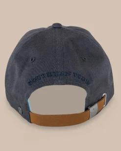 Southern Tide Mini Skipjack Leather Strap Hat Cheap