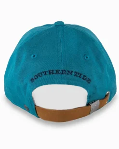 Southern Tide Mini Skipjack Leather Strap Hat Cheap