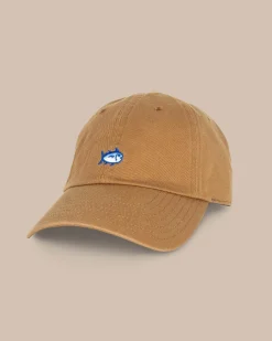 Southern Tide Mini Skipjack Leather Strap Hat Cheap