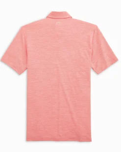 Southern Tide Nc State Driver Spacedye Polo Shirt Varsity Red Cheap