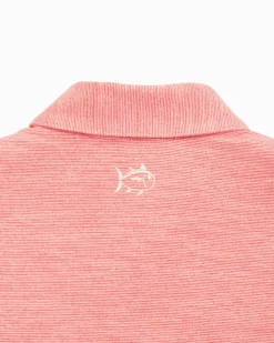 Southern Tide Nc State Driver Spacedye Polo Shirt Varsity Red Cheap