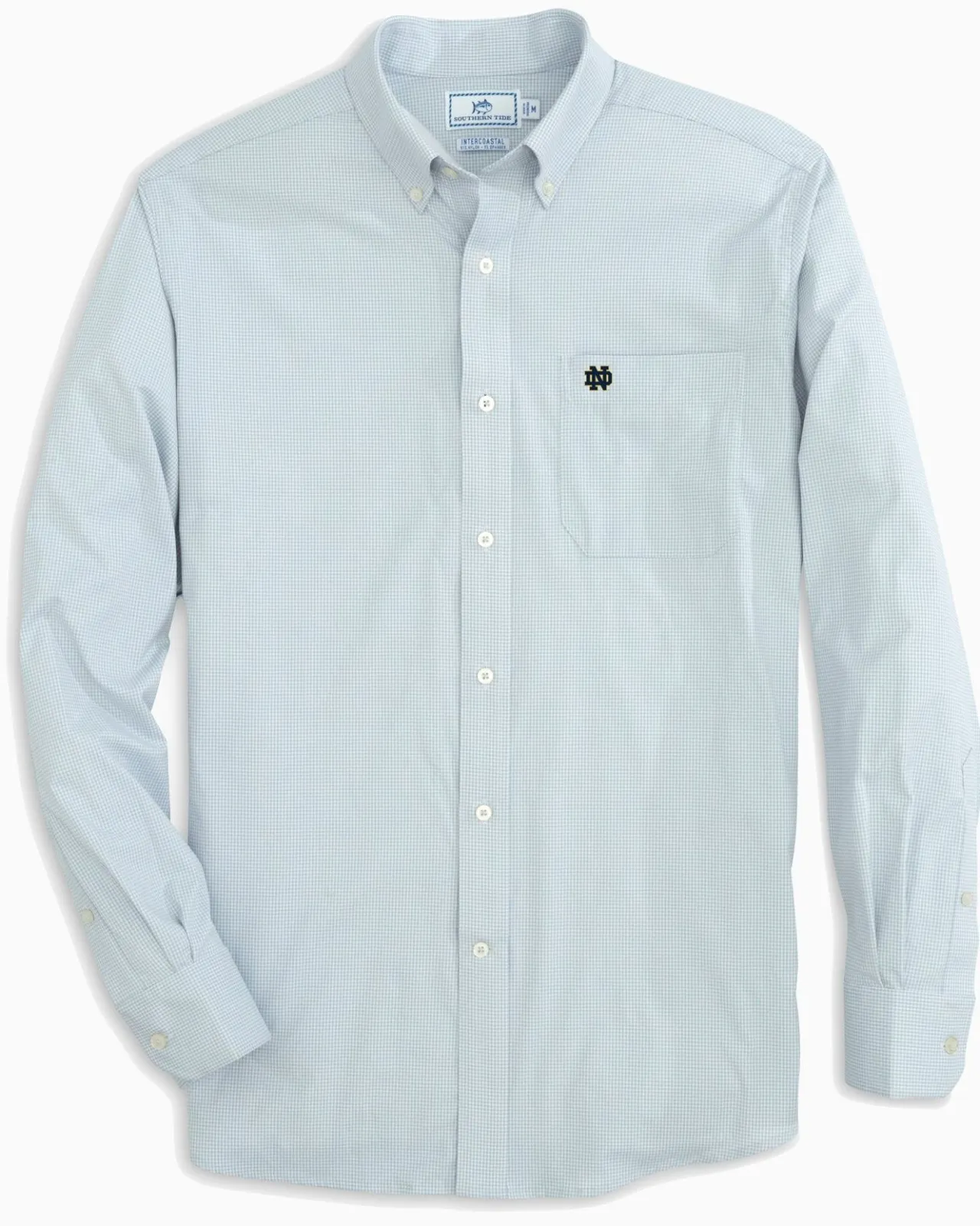 Southern Tide Notre Dame Fighting Irish Gingham Button Down Shirt Sale