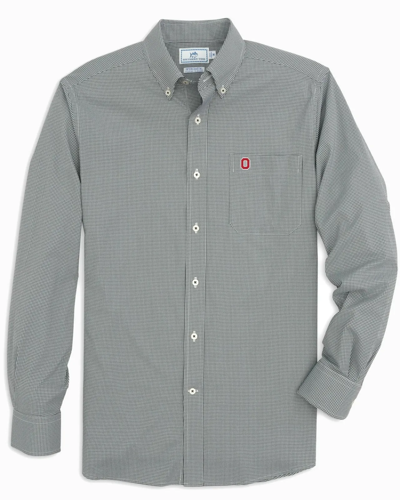 Southern Tide Ohio State Buckeyes Gingham Button Down Shirt Best Sale