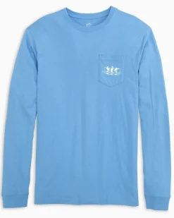 Southern Tide Pelican Sunset Long Sleeve T-Shirt Ocean Channel Online