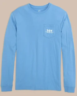 Southern Tide Pelican Sunset Long Sleeve T-Shirt Ocean Channel Online
