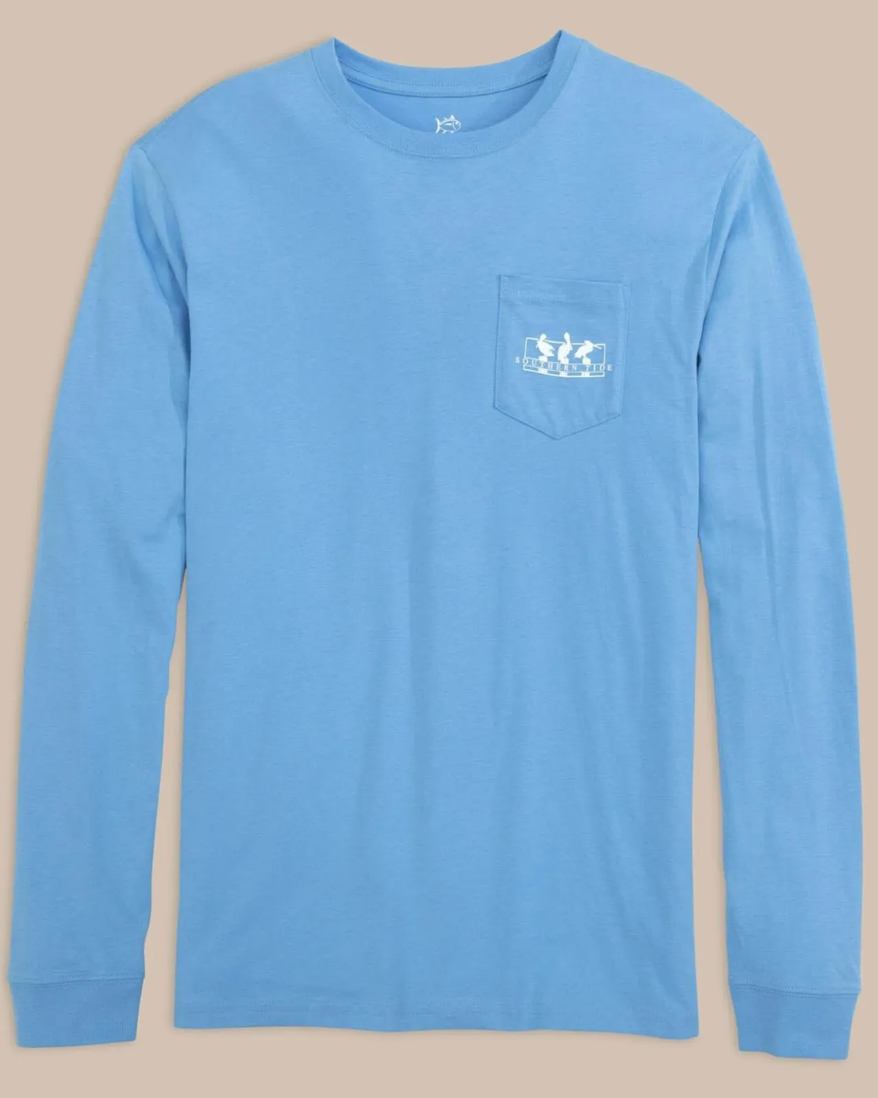 Southern Tide Pelican Sunset Long Sleeve T-Shirt Ocean Channel Online