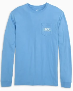Southern Tide Pelican Sunset Long Sleeve T-Shirt Ocean Channel Online