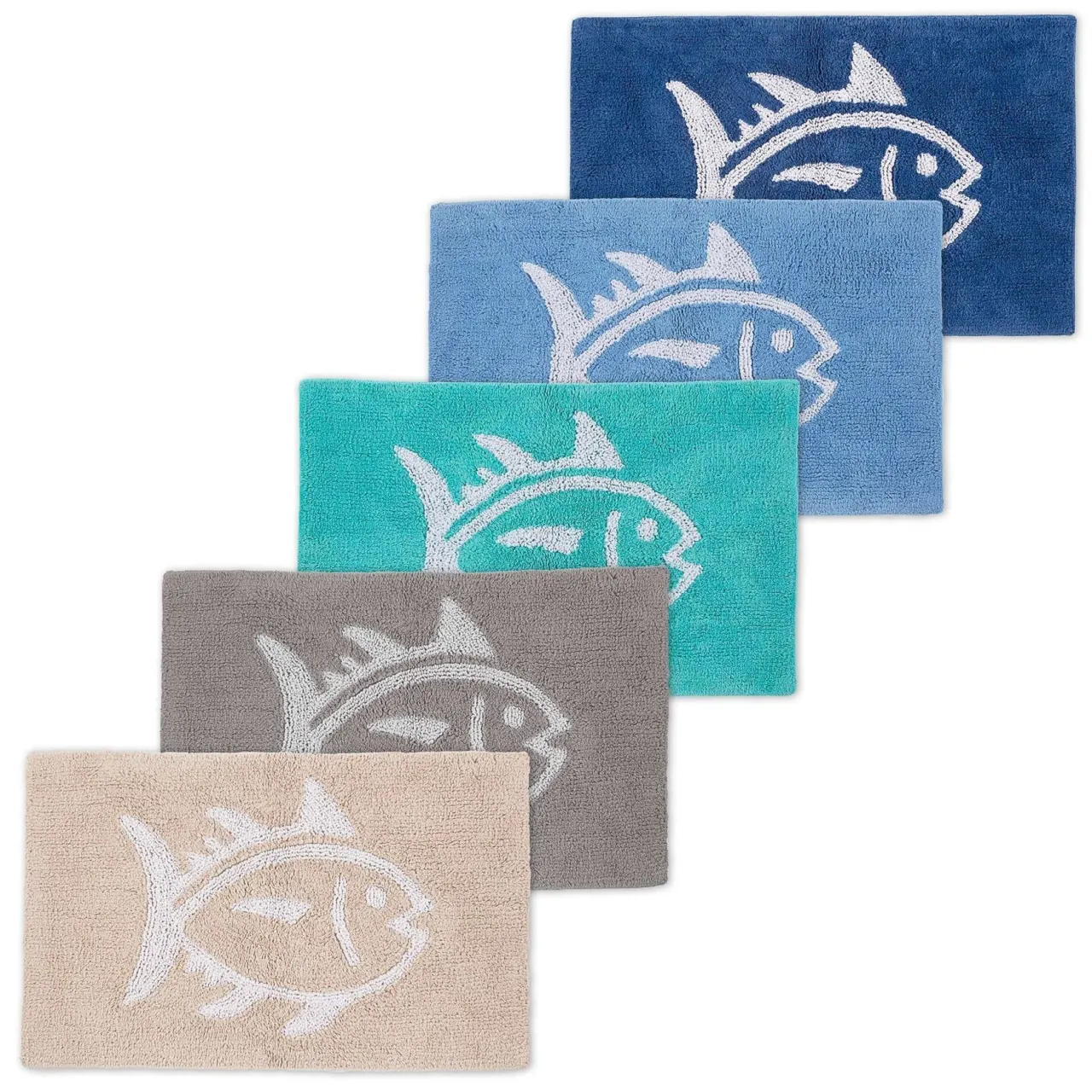 WPH Reversible Skipjack Bath Rug - 17"W X 24"L Sale