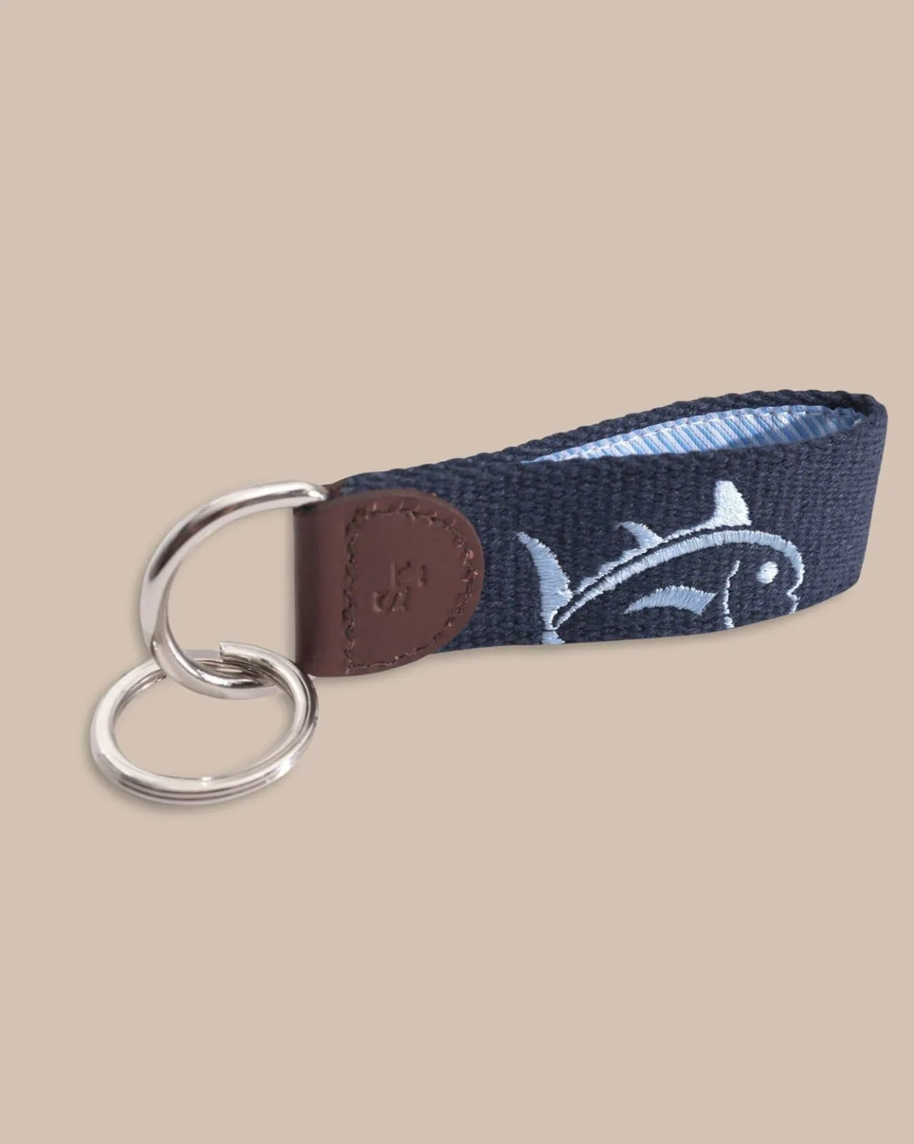 Southern Tide Rising Skipjack Embroidered Key Fob Store