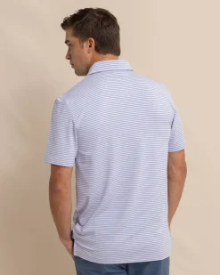 Southern Tide Ryder Heather Halls Performance Polo Hot