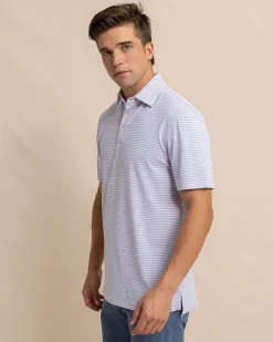 Southern Tide Ryder Heather Halls Performance Polo Hot