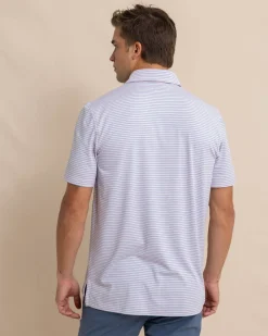 Southern Tide Ryder Heather Halls Performance Polo Hot