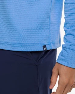 Southern Tide Scuttle Heather Performance Quarter Zip Hoodie Cheap