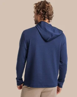 Southern Tide Scuttle Heather Performance Quarter Zip Hoodie Cheap