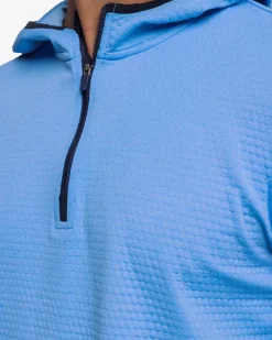 Southern Tide Scuttle Heather Performance Quarter Zip Hoodie - Sale Sale
